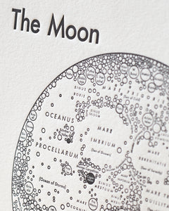 Moon Map Print Archie S Press