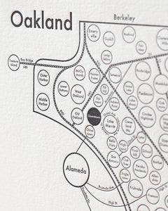 Oakland Map Print