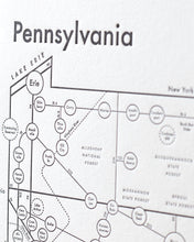 Pennsylvania Map Print