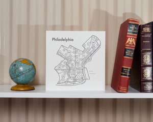 Philadelphia Map Print