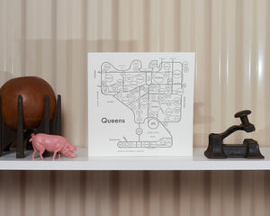 Queens NYC Map Print