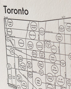 Toronto Map Print