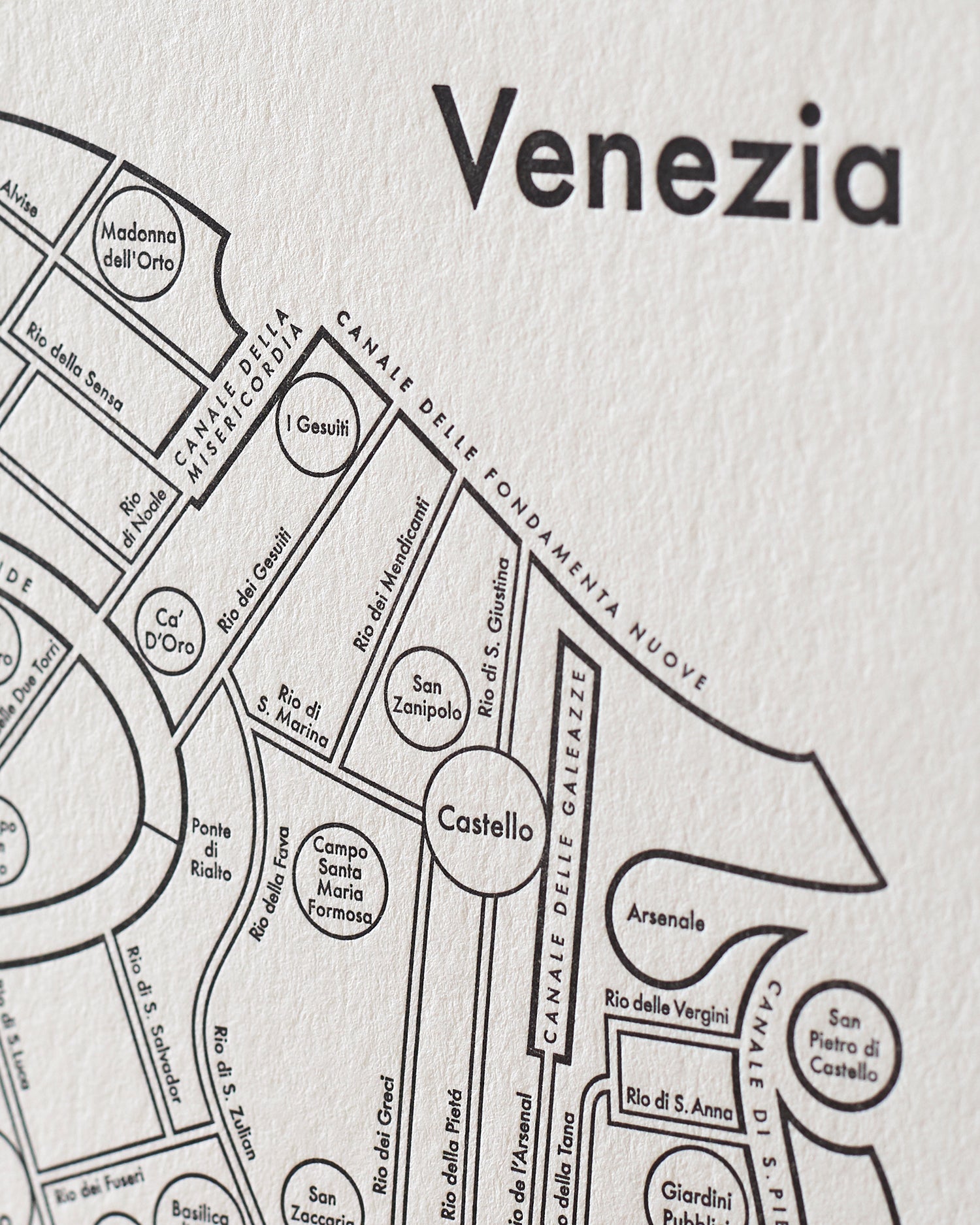 Venice Map Print – Archie's Press venice-map-print-archie-s-press
