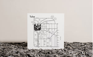 Tulsa Map Print