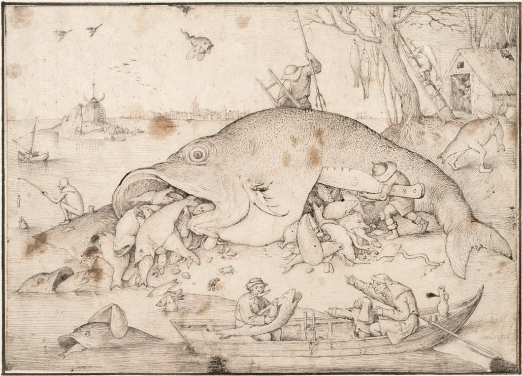 Big Fish Eat Little Fish by Bruegel the Elder