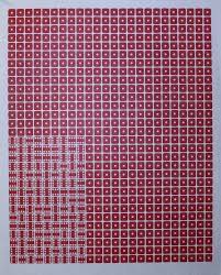 Dice Prints- Large Red