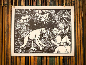 Hatch Show Print - Chimpanzee Print