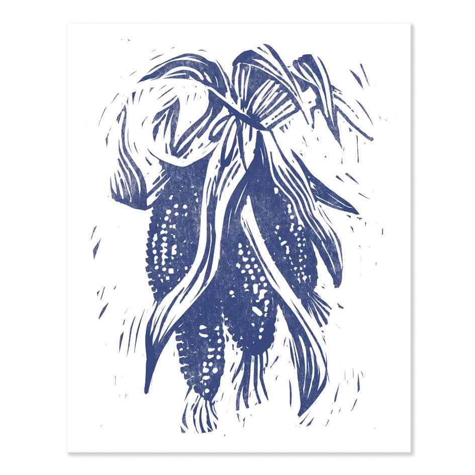 Heartell Press - Blue Corn Generous Kitchen Art Print